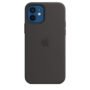 Coque en silicone avec MagSafe pour iPhone 12 | 12 Pro - Noir