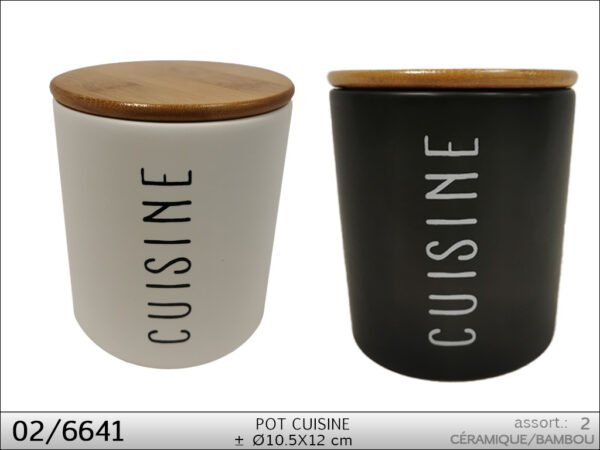 POT CUISINE 2 ASST Ø10.5x12CM